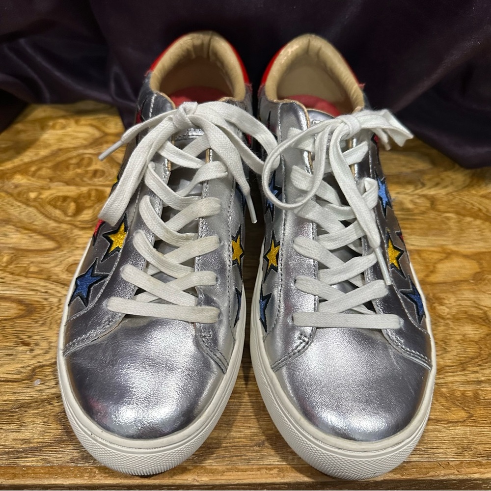 Skecher Street Rise Fit Metallic Stars Size 9.5 - Picture 2 of 16